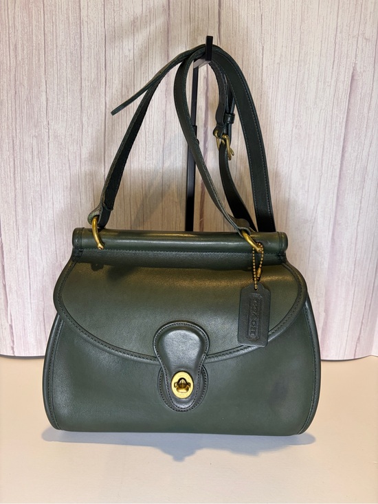 Coach Handbags - Vintage Coach Logan bag, in green #9907